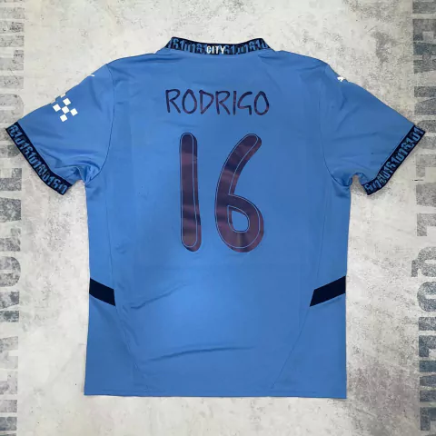 Camiseta Manchester City 2024-2025 titular #16 Rodrigo