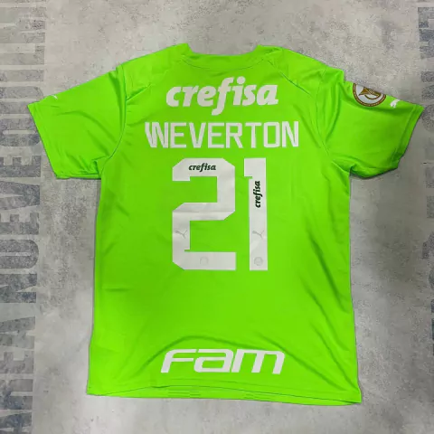 Camiseta Arquero Palmeiras 2024 #21 Weverton