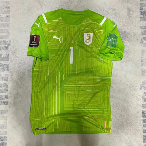 Camiseta Uruguay 2021 arquero Eliminatorias #1 Muslera