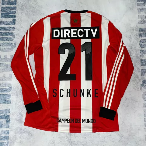 Camiseta Estudiantes 2012-2013 Titular mangas largas #21 Schunke