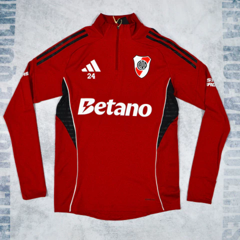 Buzo Entrenamiento River 2025-2026 Rojo #24 - comprar online