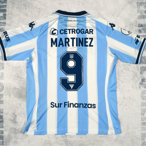 Camiseta Racing 2025 titular Recopa vuelta #9 Martinez - comprar online