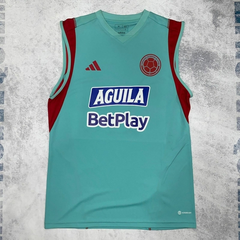 Musculosa entrenamiento Seleccion Colombia 2023 celeste