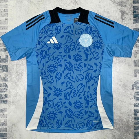 Camiseta Prematch Inter Miami 2024 celeste