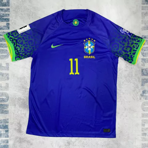 Camiseta Seleccion Brasil Eliminatorias Mundial 2026 alternativa #11 Raphinha