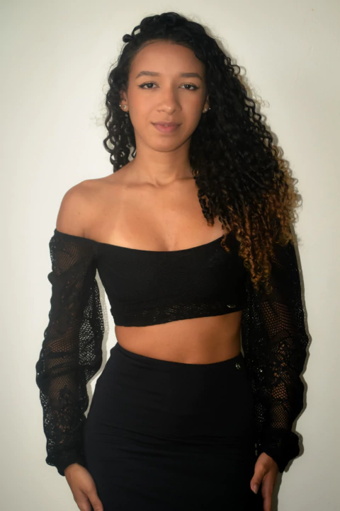 Cropped Tais Preto - comprar online