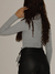 Blusa Alice Cinza Mescla - loja online