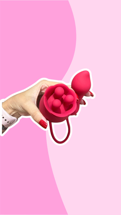 Vibrador Forget vai e vem com movimento no clitóris recarregável