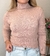 Blusa tricolor gola e manga - comprar online