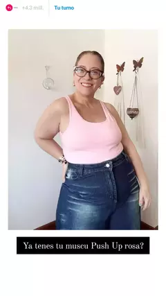 OUTLET SIN CAMBIO Musculosa push up TALLE 2 ROSA en internet