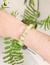 Pulseira cascalho prehnita - Pedra do desapego e equilíbrio emocional - comprar online