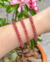 Pulseira quartzo morango esfera 6mm