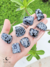 Obsidiana flocos de neve rolada