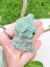 Fuchsita verde cintilante bruta - A pedra dos desejos - comprar online