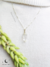 Pingente ponta de quartzo cristal natural prata 950 - comprar online