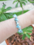 Pulseira cascalho larimar - Pedra da tranquilidade e fluídez - comprar online