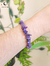 Pulseira cascalho charoita - A pedra da espiritualidade