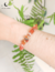 Pulseira cascalho ágata cornalina - Concretização e vitalidade
