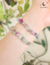 Pulseira cascalho fluorita arco íris - Brilho pessoal e intelecto - comprar online