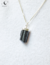 Pingente turmalina negra com base prata 925 - comprar online