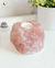 Porta velas quartzo rosa qualidade extra superior