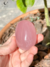 Quartzo rosa extra oval com asterismo #1 na internet