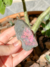 Labradorita rosa e roxa bruta - Pedra da magia - muito raro - loja online