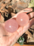 Esfera de quartzo rosa com asterismo - extremamente raro na internet