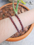 Pulseira esfera granada 6mm - A pedra da paixão e energia