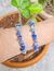 Pulseira cascalho quartzo azul - Pedra da harmonia e calma