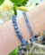 Pulseira cianita azul esfera 4mm e 6mm na internet