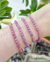 Pulseira de rubi natural em alta qualidade 4mm - raro