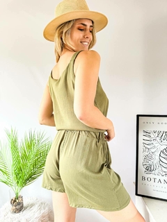 short mijal (lino con spandex) - comprar online