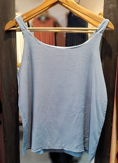 Musculosa Alessia (lino con spandex) - comprar online