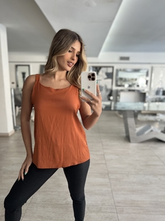 Musculosa Alessia (lino con spandex)