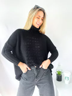 Poleron jimena oversize - comprar online