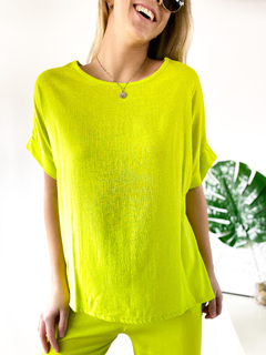 blusa Albi (lino elastizado) - signo