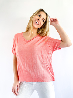 blusa nurit (lino con spandex ) - comprar online