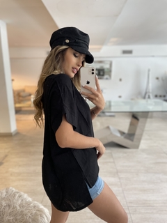 blusa Albi (lino elastizado) - tienda online