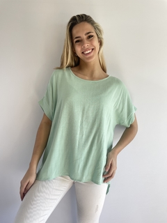 blusa Albi (lino elastizado) - tienda online
