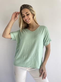 blusa nurit (lino con spandex ) - tienda online