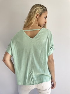 Imagen de blusa nurit (lino con spandex )