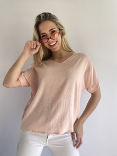 blusa nurit (lino con spandex ) - signo