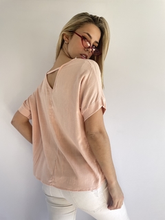 blusa nurit (lino con spandex ) - tienda online