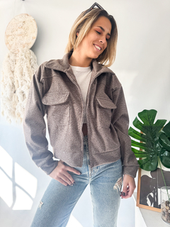 campera paño espigado - tienda online