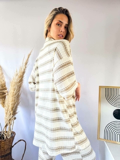 kimono croshet rayado en internet