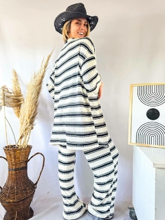 palazo croshet rayado - tienda online