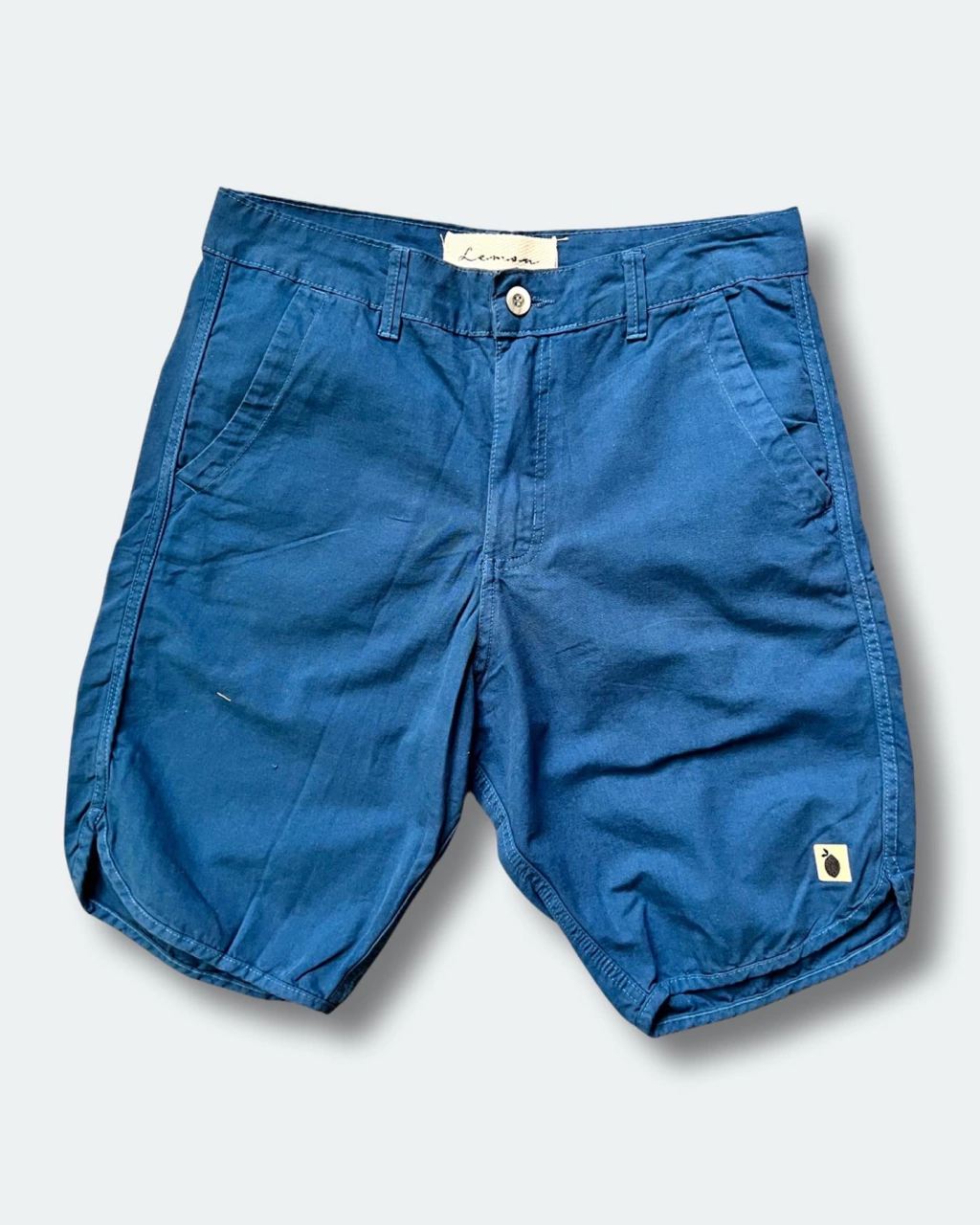 Bermuda de sarja Lemon azul
