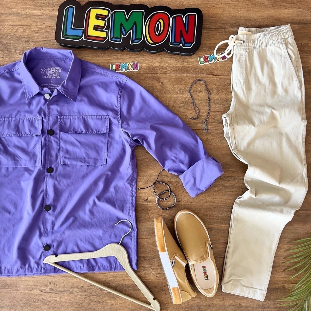 Camisa Lemon Uva