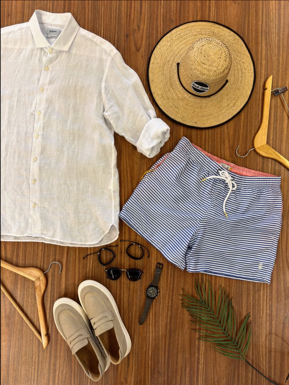 Short praia Pineapple Sorrento